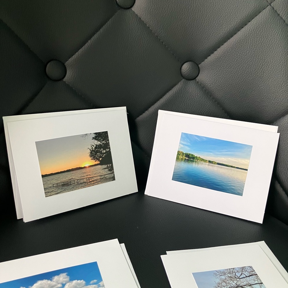 Blank Note Cards with Lake Views - Picture 2 of 10